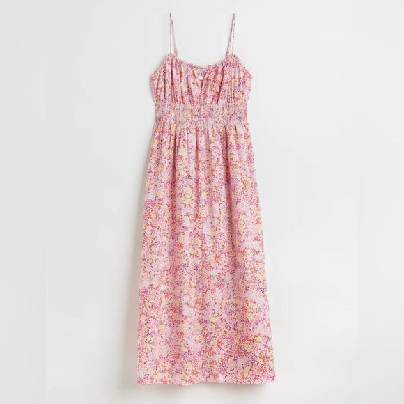 H&M Floral Cotton Dress New - Picture 6 of 6